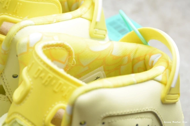 Floral Dynamic Jordan 6 Air Yellow 543390-800 Retro (GS) 0706